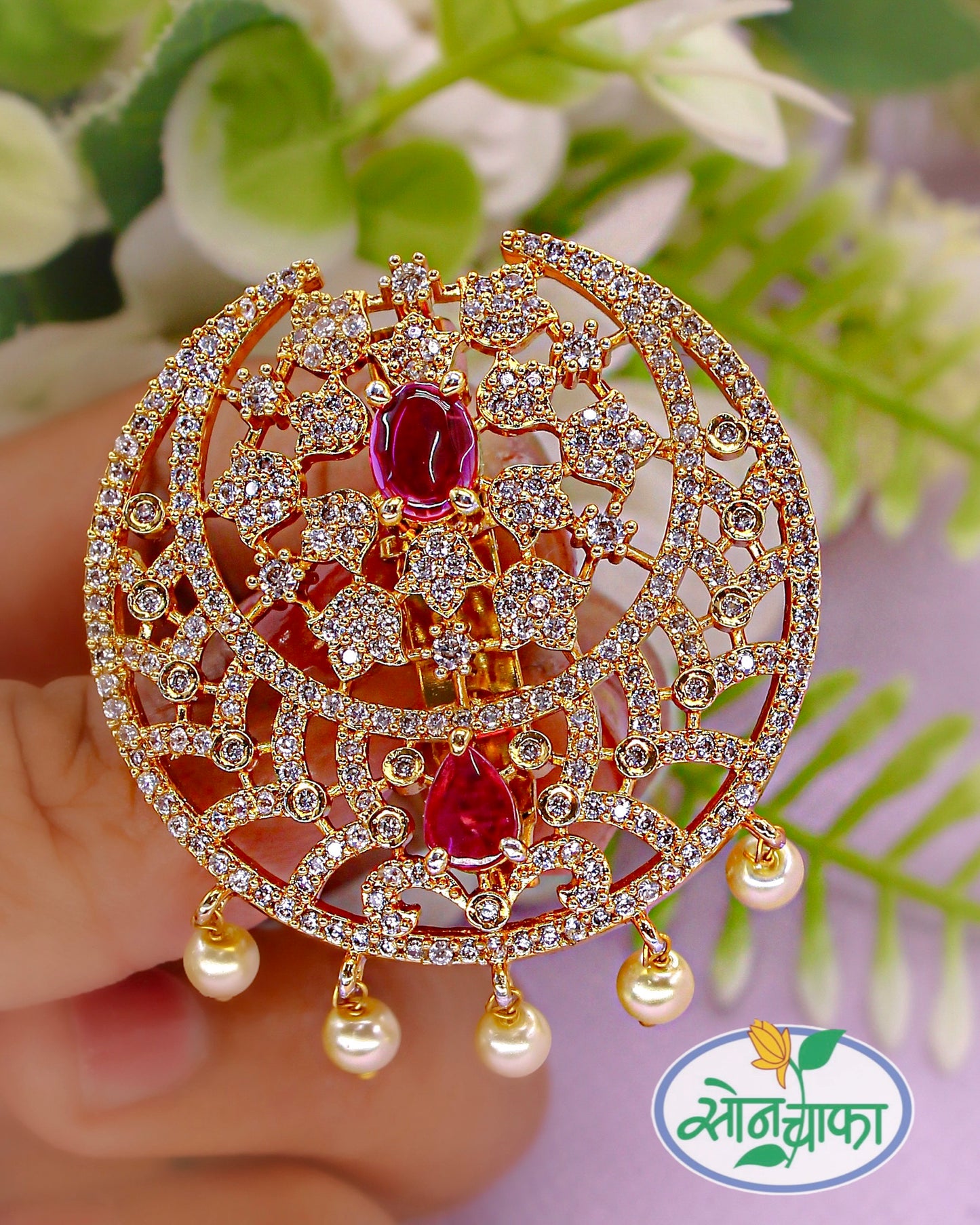 EXCLUSIVE DIAMOND SAREEPIN