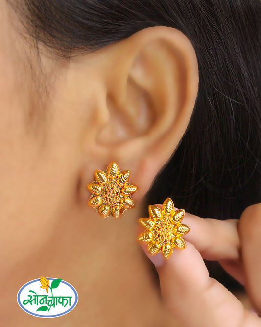 GOLDEN GLEAM ANTIQUE EARRINGS