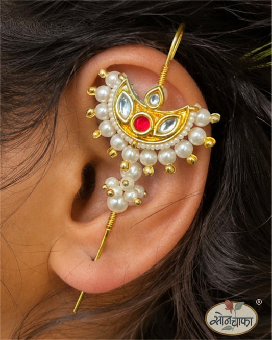 BRILLIANT ANTIQUE EAR-CUFF