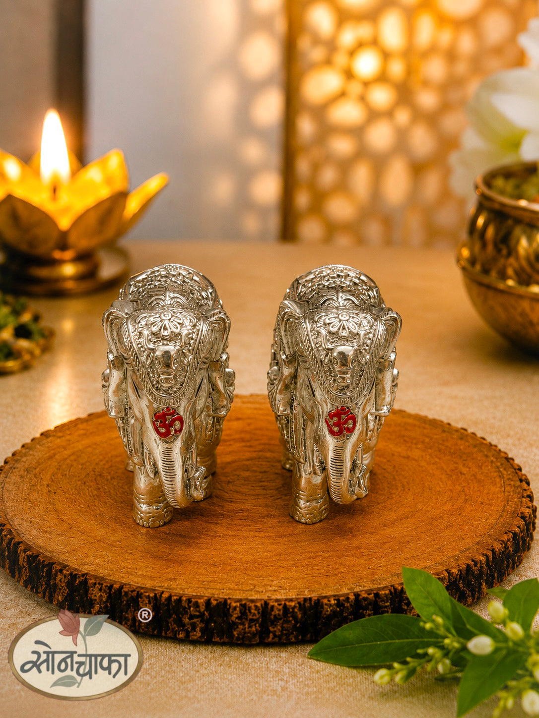 GORGEOUS SILVER GAJANTLAXMI