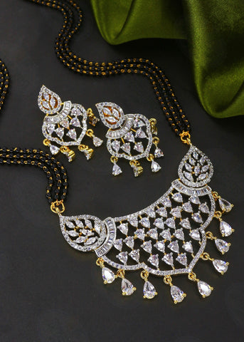 Gold diamond mangalsutra - Panwala agency - 2413871