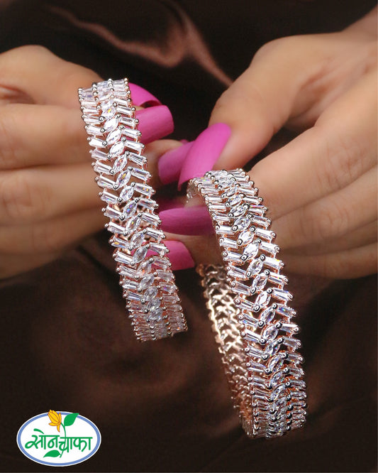 SPARKLING TOUCH DIAMOND BANGLES