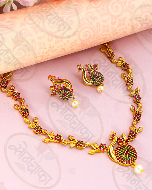 MAJESTIC PEACOCK NECKLACE