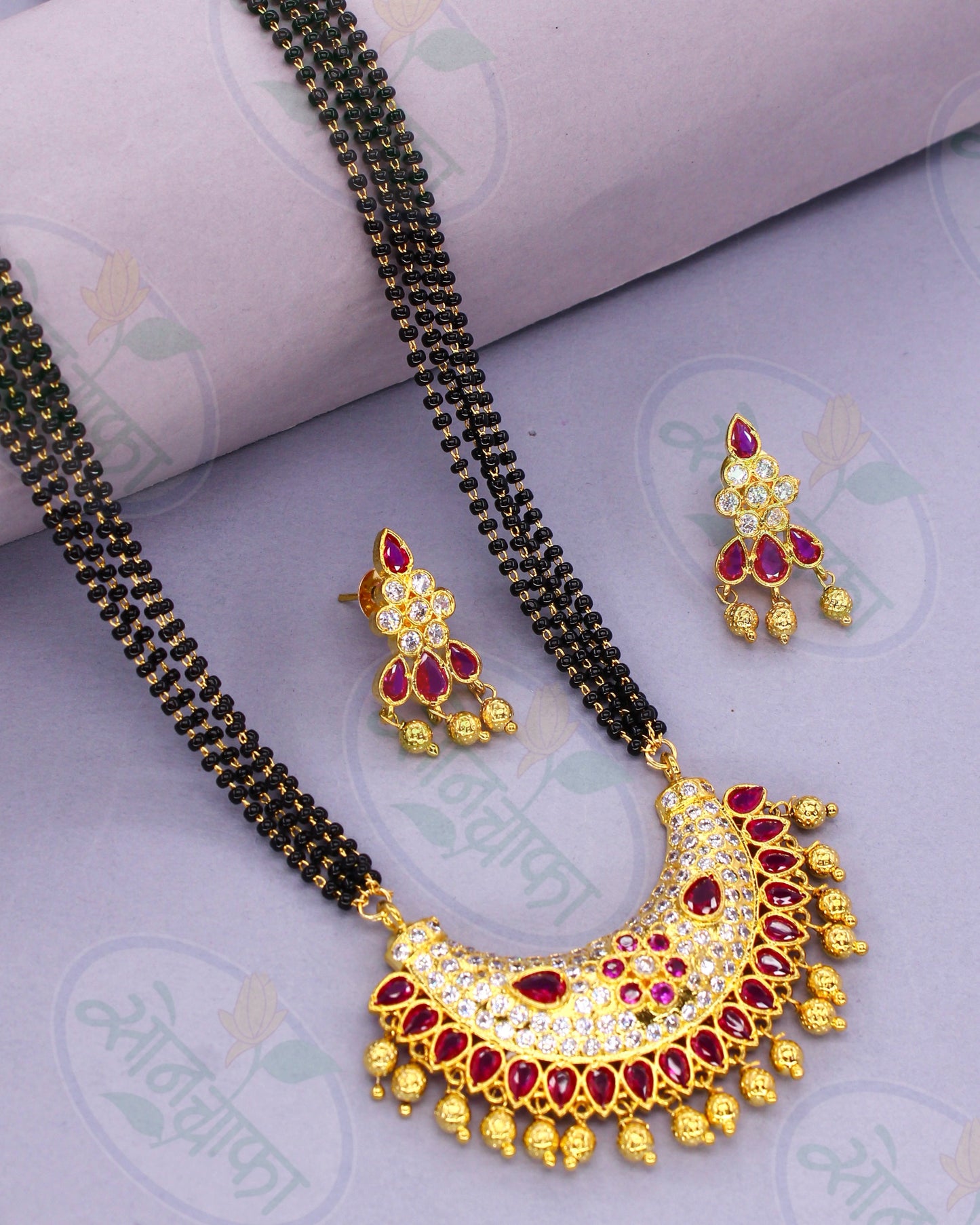 HALF MOON DESIGNER MANGALSUTRA