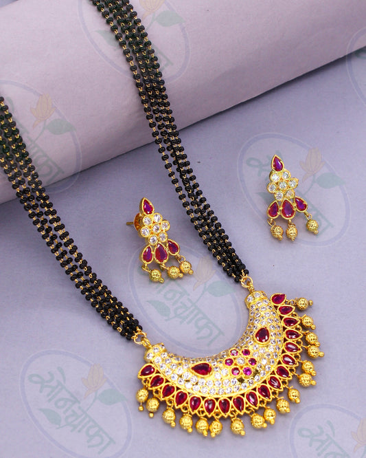 HALF MOON DESIGNER MANGALSUTRA