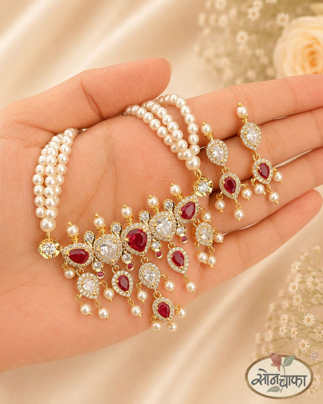 SPARKLING TANMANI NECKLACE