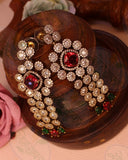 TRADITIONAL EXQUISITE PINK STONE NECKLACE