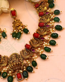 GODDESS LAKSHMI  DESIGNER NECKLACE