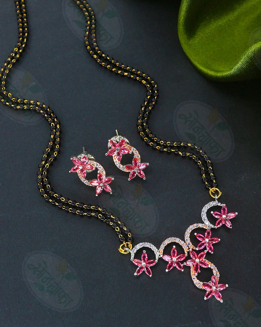 OPULENT FLORAL DIAMOND MANGALSUTRA