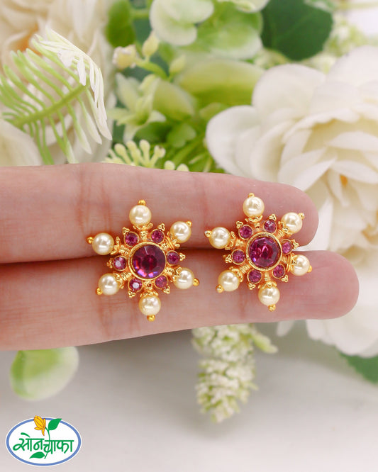 FLORAL DESIGNER EARRINGS