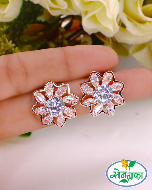 GLITTERING DIAMOND EARRINGS