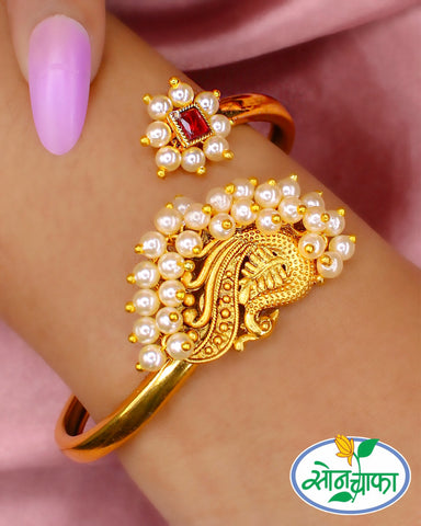 BRILLIANT PEARL BEADS KADA