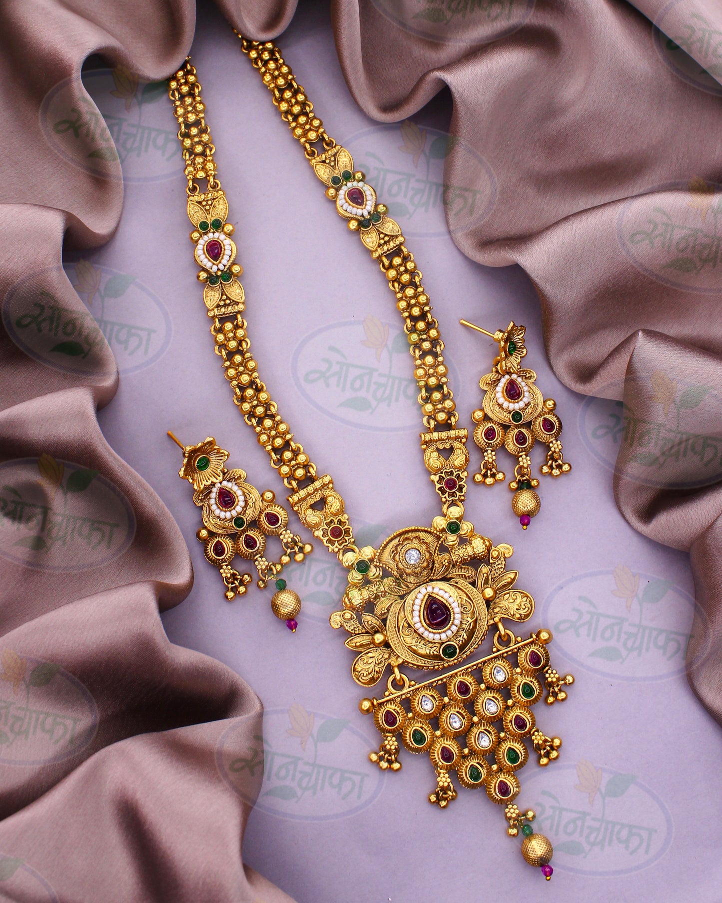 CLASSICAL RAJWADI NECKLACE