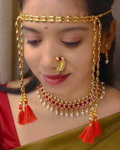 UNIQUELY DESIGNED GOLDEN BEADS MUNDAVLYA