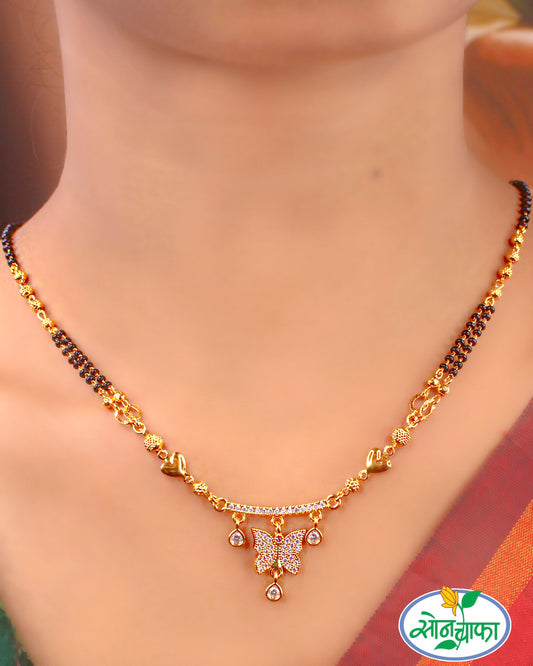 FANCY BUTTERFLY MANGALSUTRA