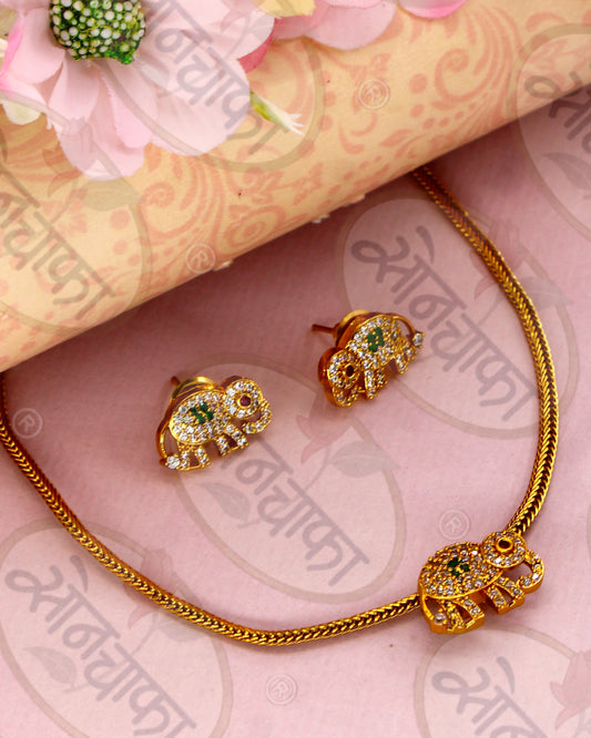 EXCLUSIVE GAJANTLAXMI NECKLACE
