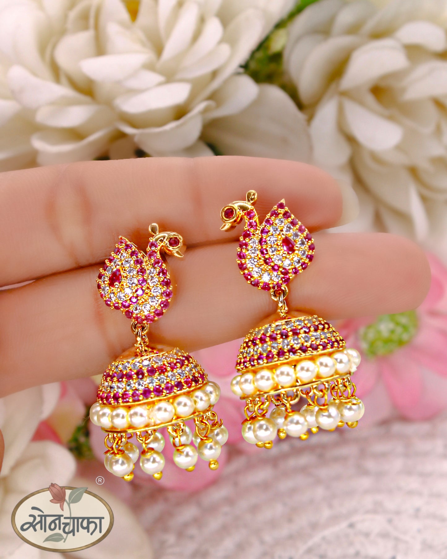 ELEGANT PEACOCK JHUMKI