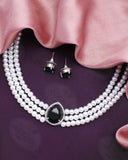 STYLISED PEARL BEADS NECKLACE