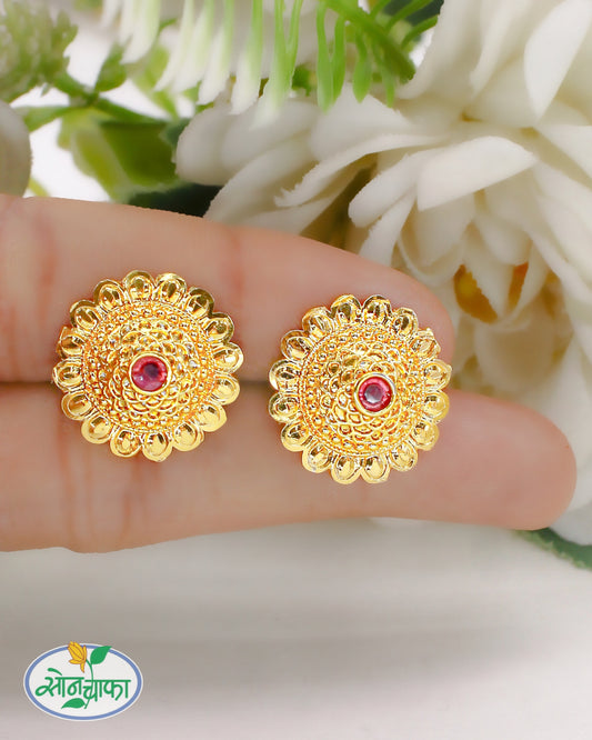 BEAUTIFUL GOLD PLATED STUDS