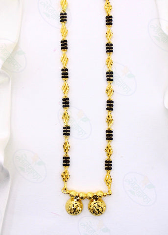 SPARKLE & SHINE GOLD PLATED MANGALSUTRA