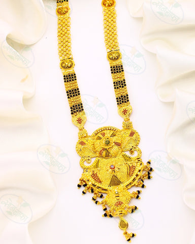 SCINTILLATING GOLD PLATED MANGALSUTRA