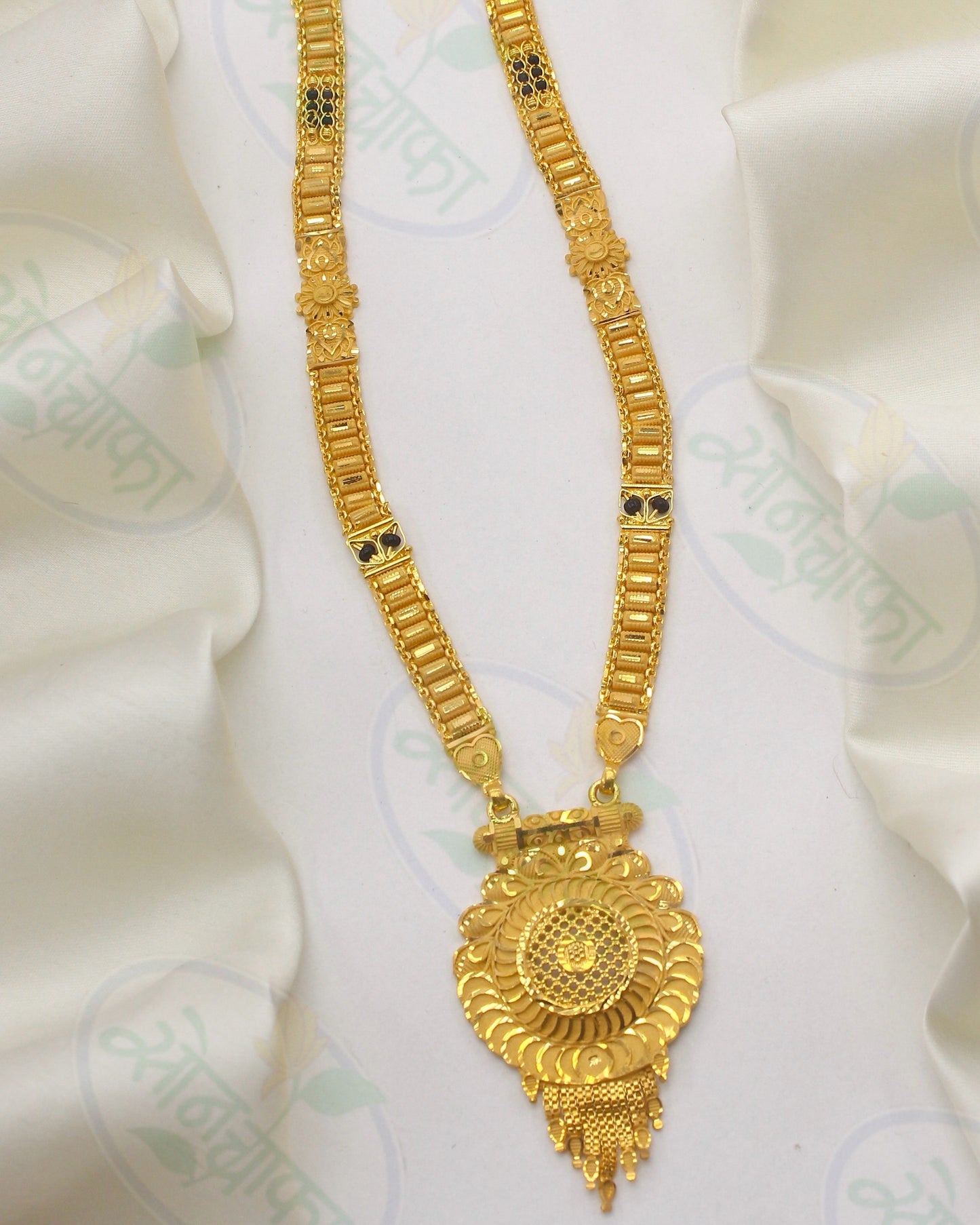 GLEAMING GLAM GOLD PLATED MANGALSUTRA