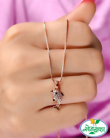 FISH DESIGNER DIAMOND CHAIN