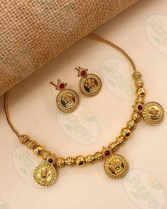 TEMPLE DESIGNER NECKLACE