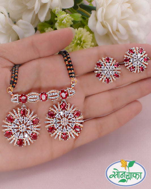 SPARKLING DIAMOND MANGALSUTRA