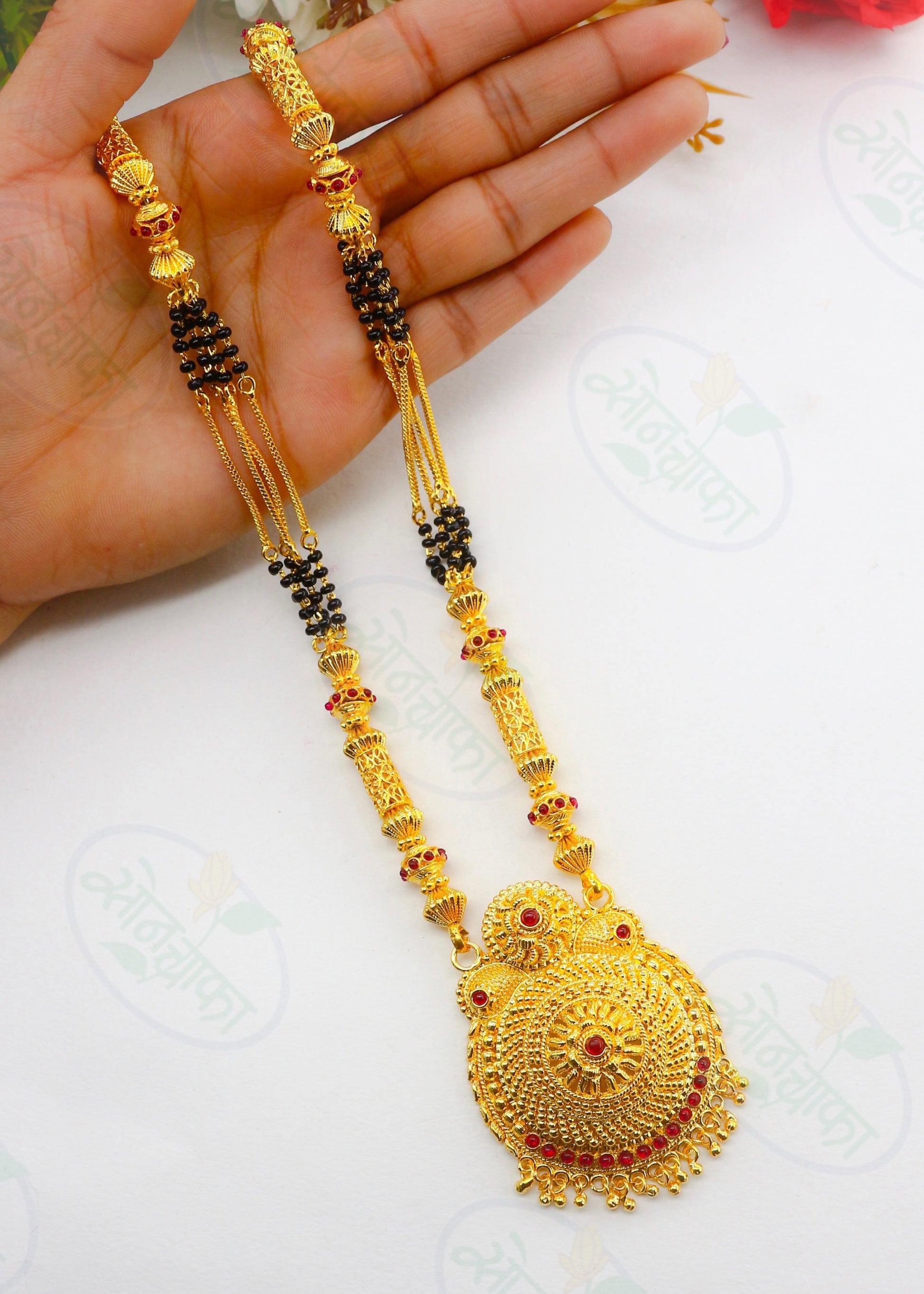 GLAMOROUS PESHWAI MANGALSUTRA – Sonchafa