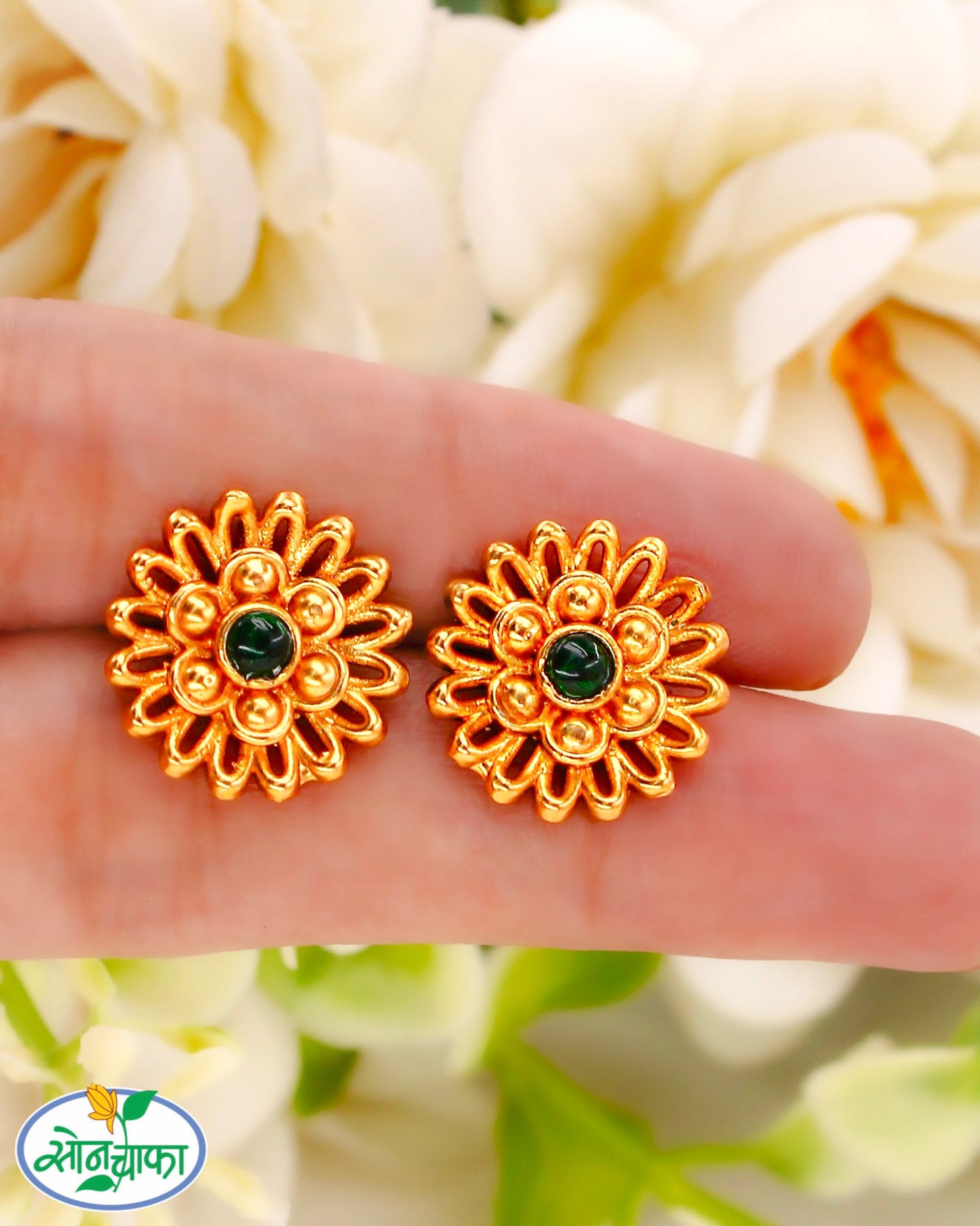 FLORET DESIGNER EAR-STUDS