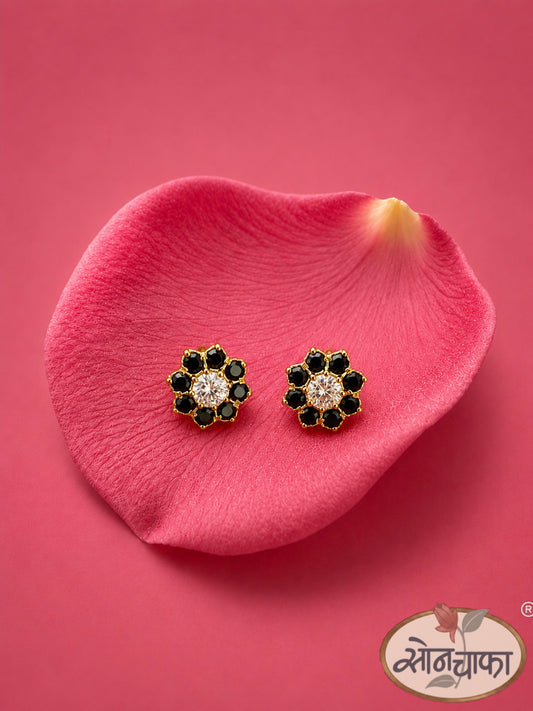 PRETTY NAVRATNA STUDS