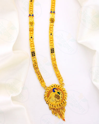 ARTISTIC GOLD PLATED MANGALSUTRA