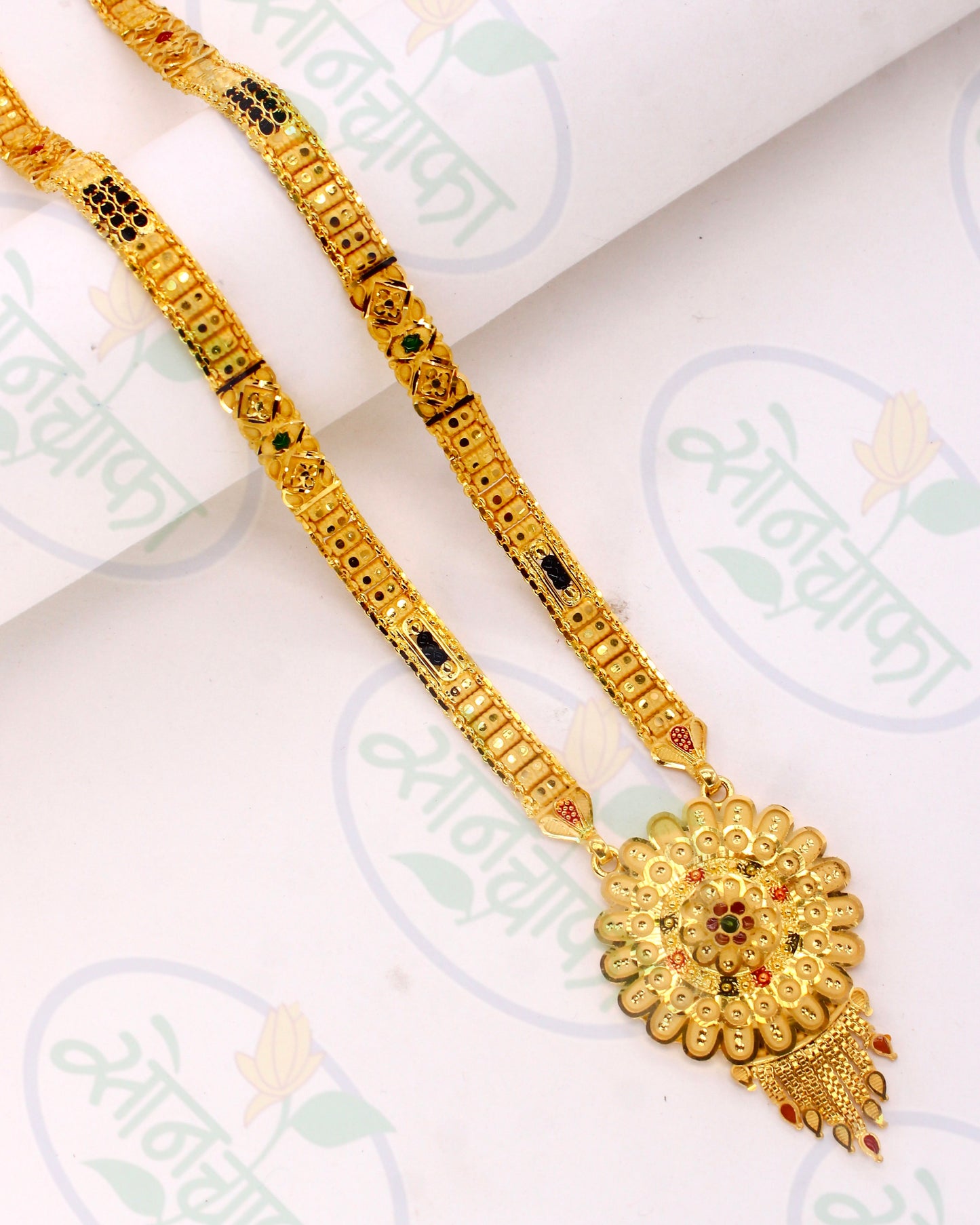 FANCY GOLD PLATED MANGALSUTRA