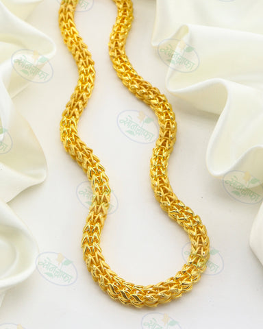 STYLISED GOLD PLATED CHAIN