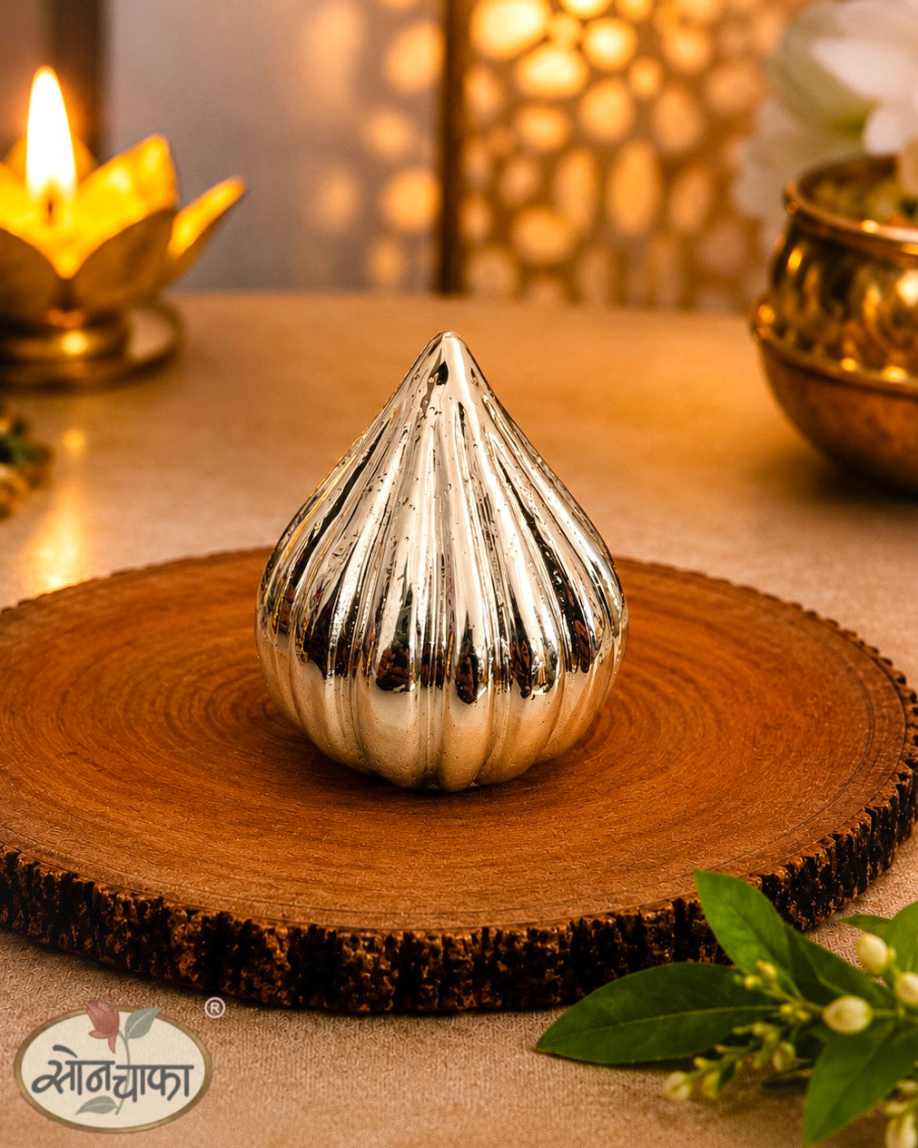 SILVER GANPATI MODAK