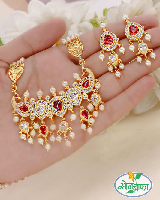 BEAUTIFUL TANAMNI NECKLACE SET