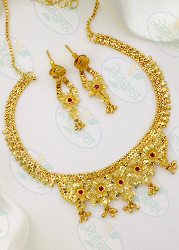 FANCY FLORESCENCE NECKLACE