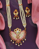 PINK STONE DESIGNER NECKLACE