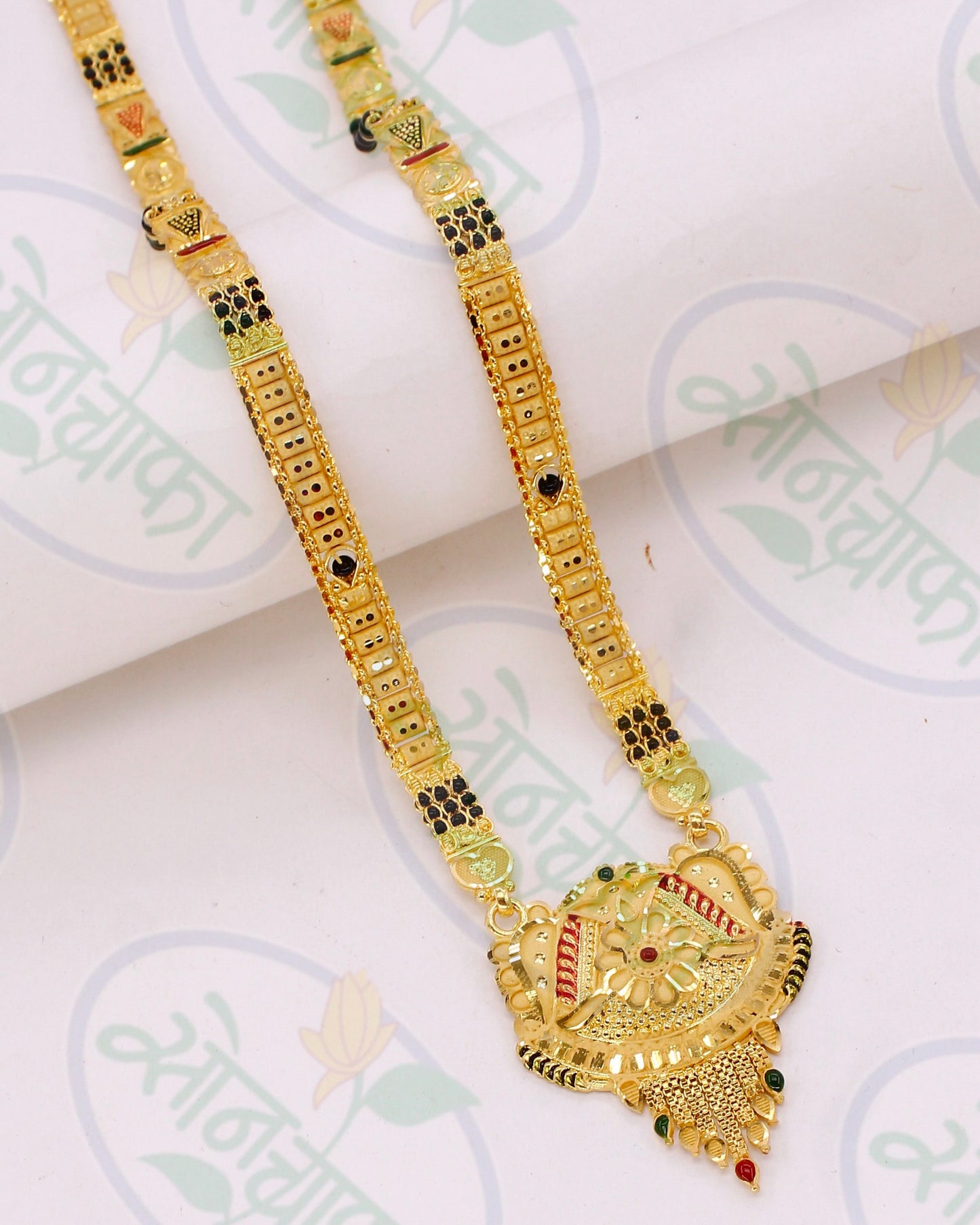 ALLURING GOLD PLATED MANGALSUTRA