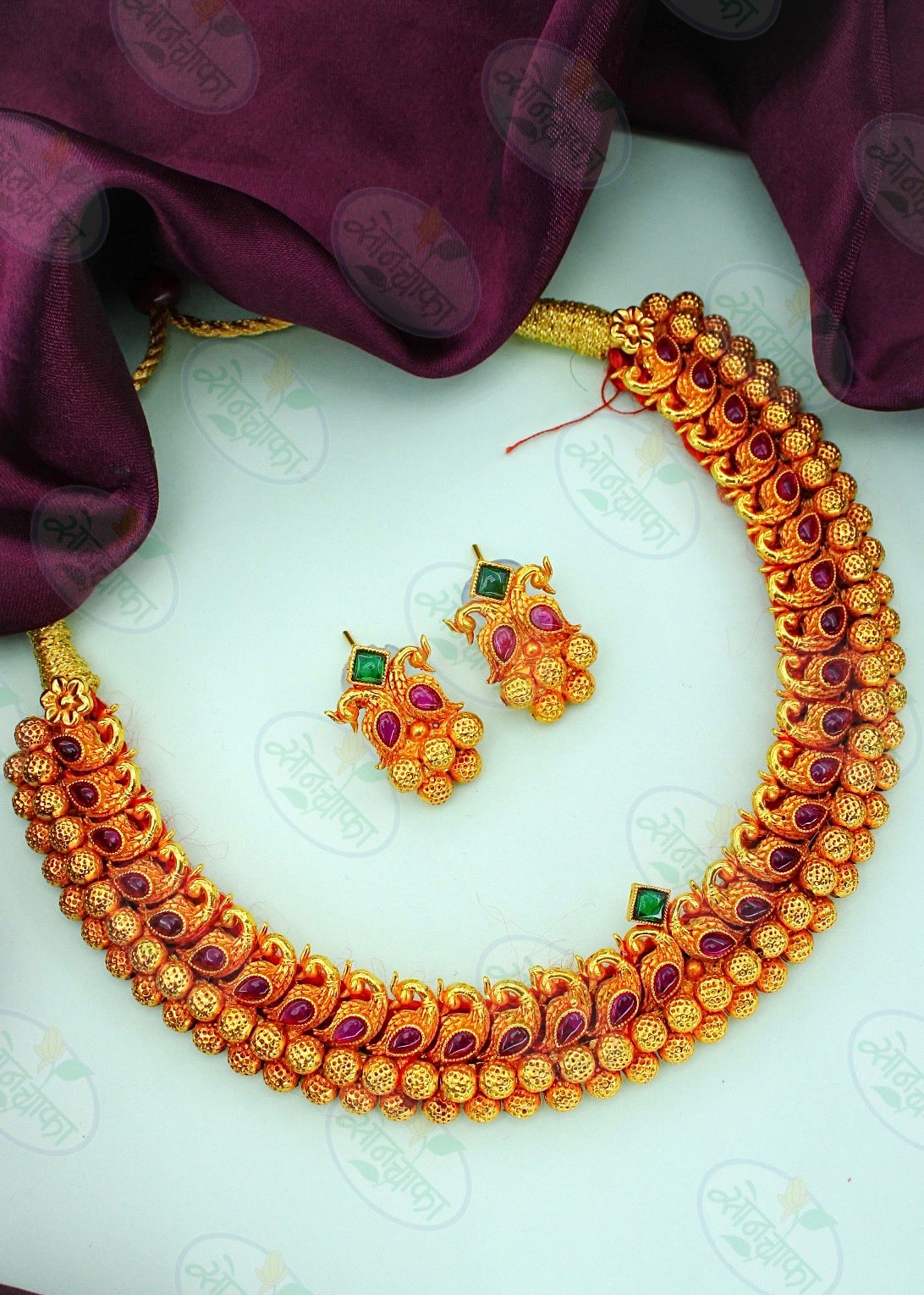 MAJESTIC PEACOCK DESIGNER NECKLACE