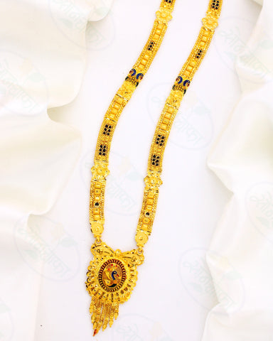 SHIMMERING OPULANCE GOLD PLATED MANGALSUTRA