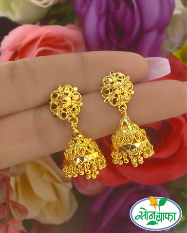 EXCLUSIVE GOLD PLATED JHUMKI