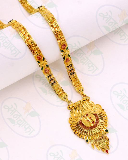 ALLURING GOLD PLATED MANGALSUTRA