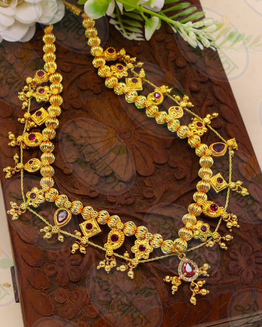 DROPLET DESIGNER KOLHAPURI SAAJ