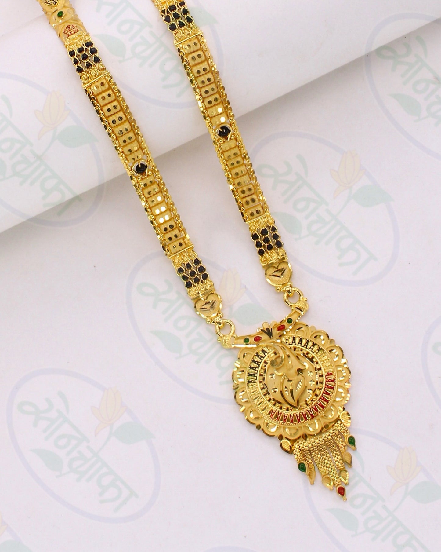 FANCY GOLD PLATED MANGALSUTRA