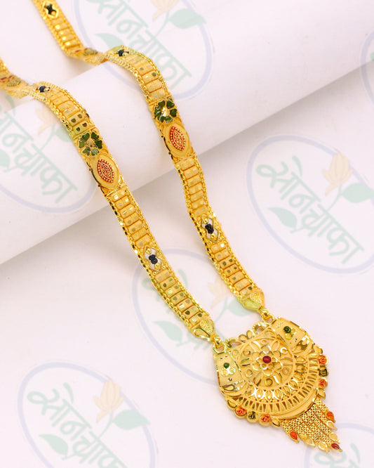 FANCY GOLD PLATED MANGALSUTRA