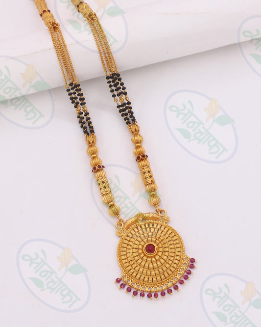GLOSSY PESHWAI MANGALSUTRA