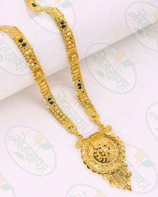 ALLURING GOLD PLATED MANGALSUTRA