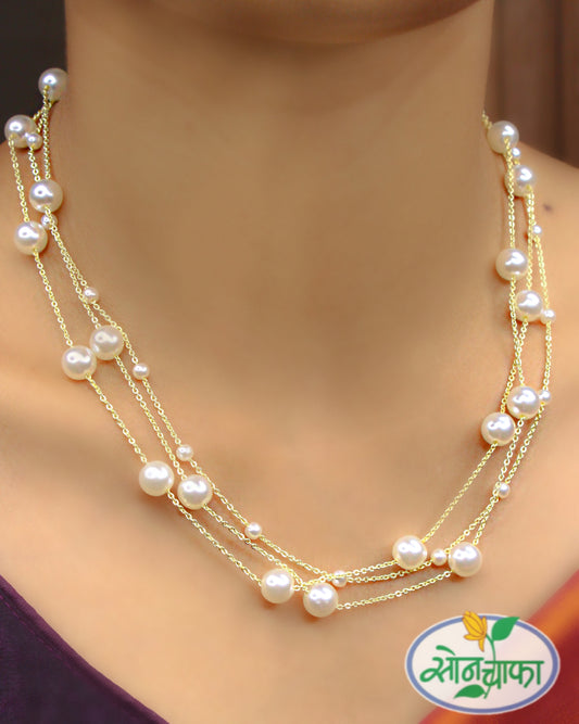 PEARL BEADS DESIGNER MALA